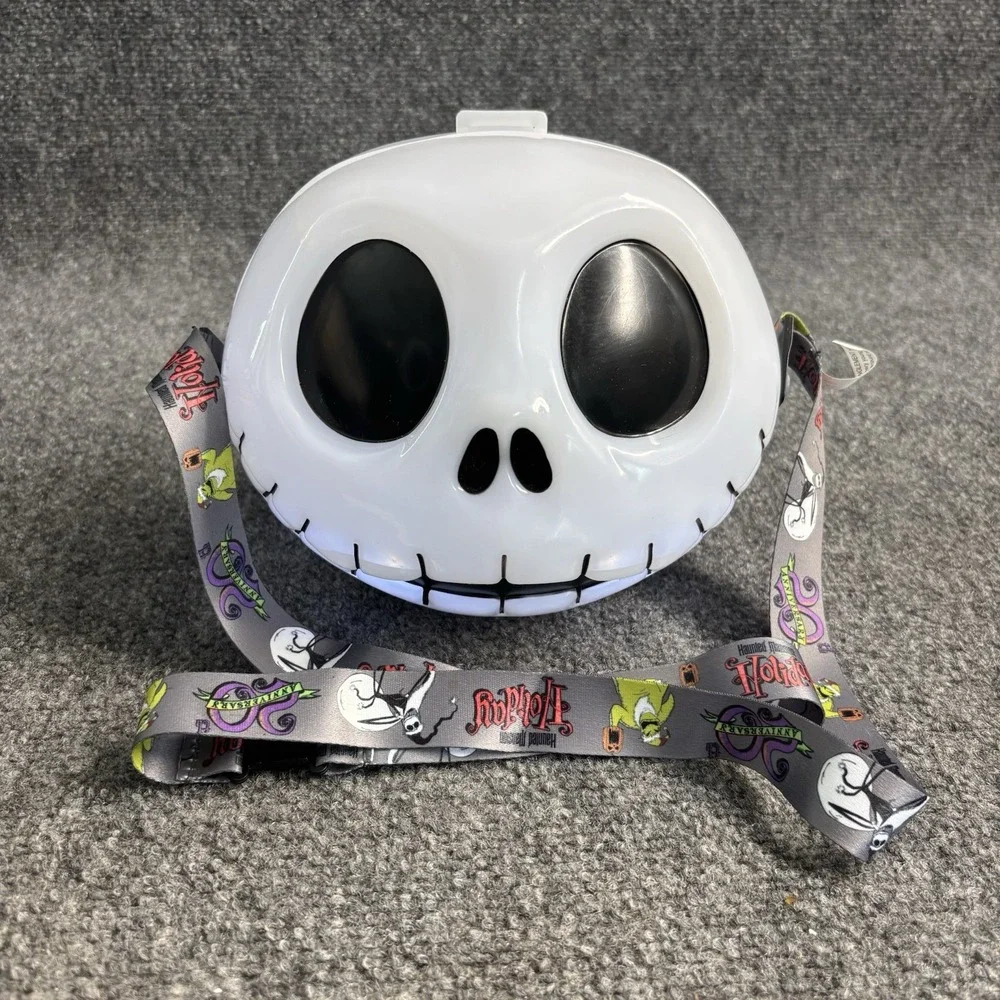 Disney Park Jack Skellington Nightmare Before Christmas  Light Up Popcorn Bucket